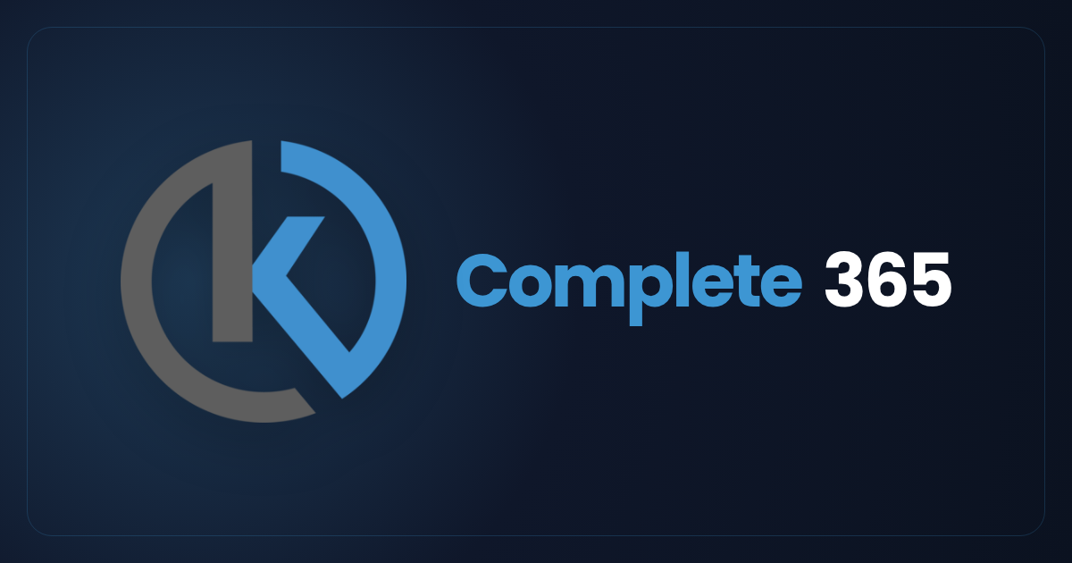 Complete 365 with the round Konnetix K logo