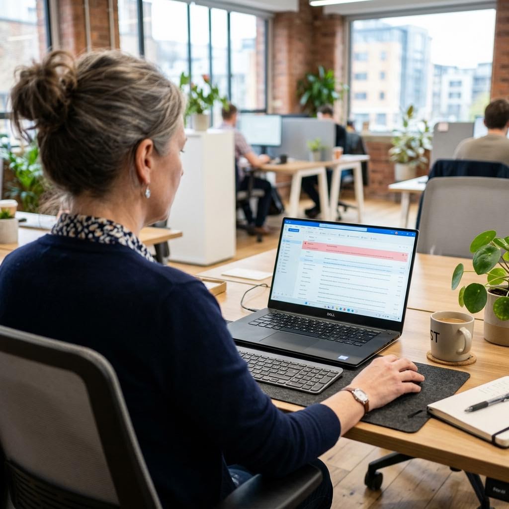 Spotting scam and phishing emails in a business inbox